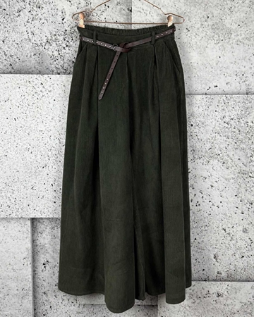 Cabana Living Friga Fløjls Buksenederdel 824687.345 Kaki